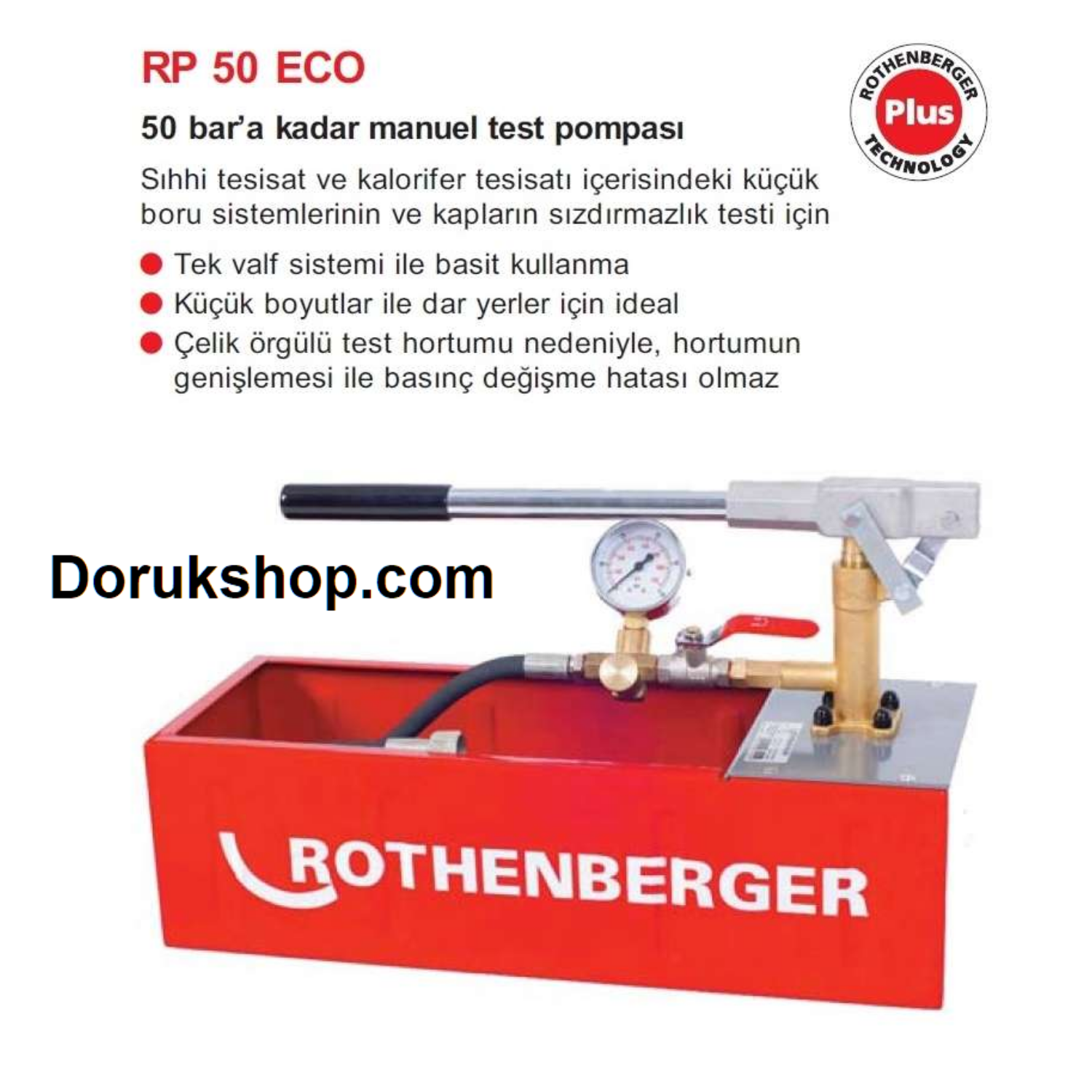 RP 50 ECO MANUEL TEST POMPASI