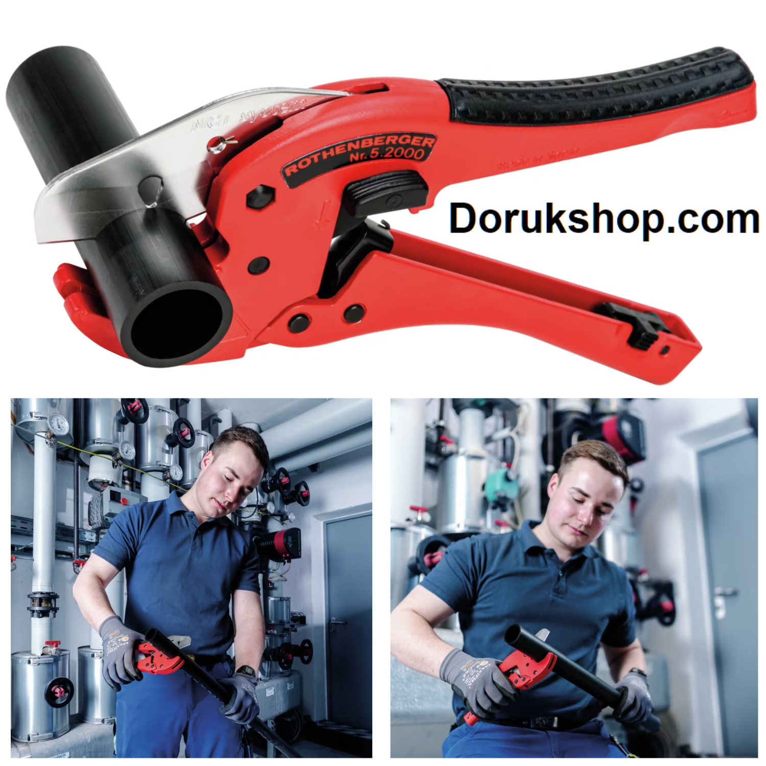 Rocut TC42 Plastik Boru Kesme 42 mm