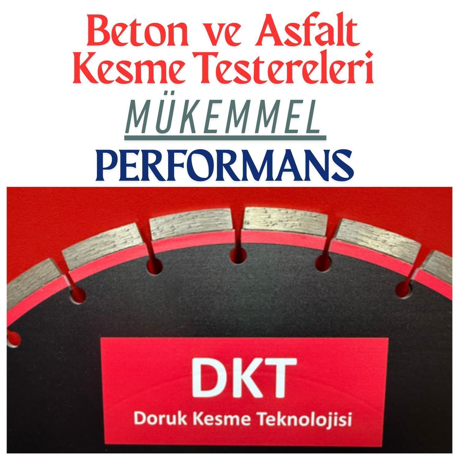 DKT BETON/ASFALT TESTERESİ 500 MM